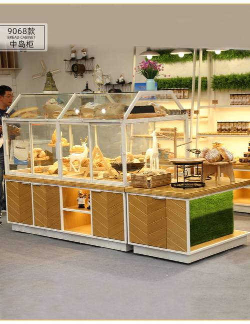 面包柜面包展示柜中岛柜边岛柜蛋糕模型柜烘焙店货架新款厂家直销