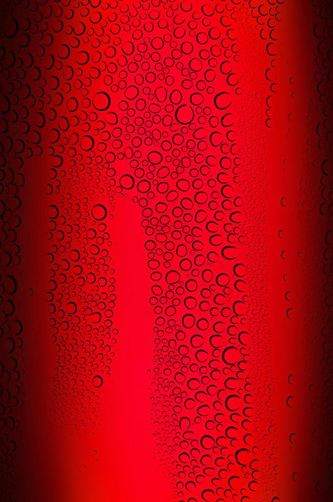 红色的水滴-背景,红底水滴