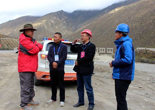 西藏交通厅副厅长卫强到中铁十五局二公司林拉公路项目指导工作