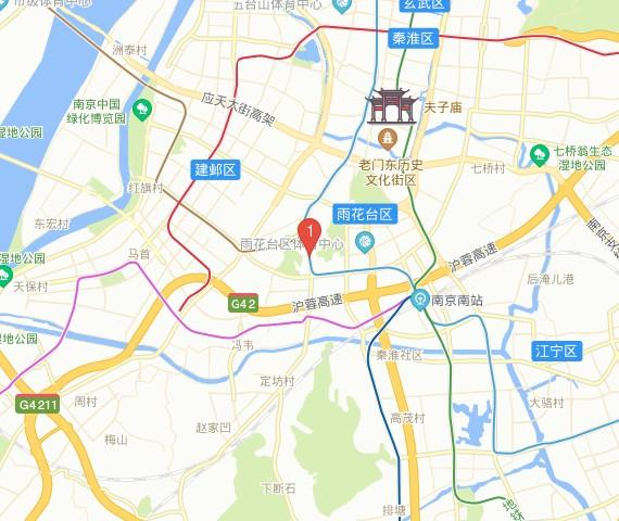 南京天印大道地铁站到天隆寺地铁站有多远
