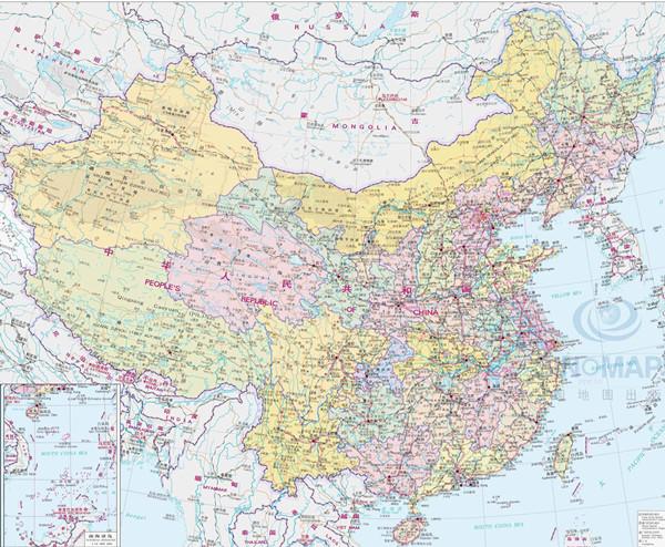 中国地图高清版大图可放大v2021最新版