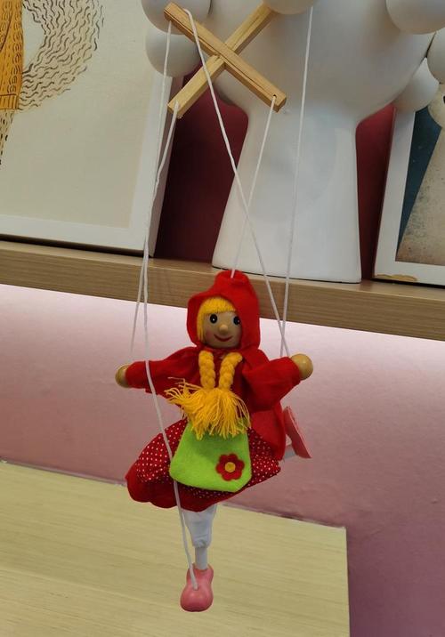 新款提线木偶玩具 拉线牵线提线木偶玩具中国风礼品摆件特色传统老外