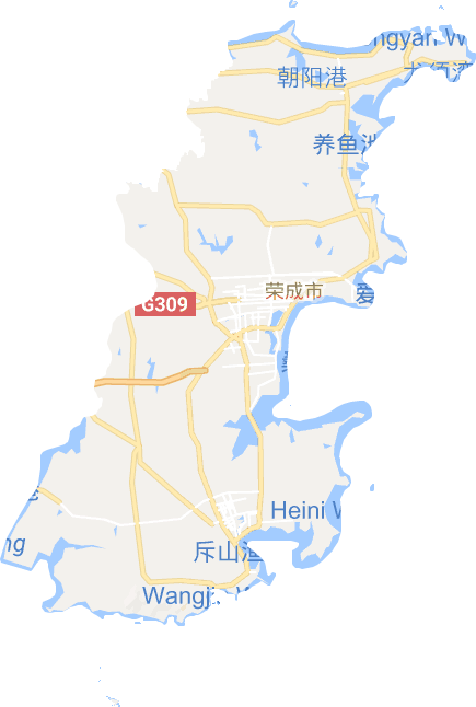 荣成市高清电子地图