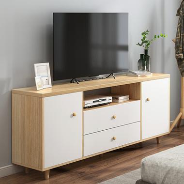 北欧电视柜仿实木经济型电视桌家用客厅简约现代电视机柜组合地柜