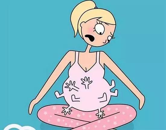 一位妈妈用搞笑插画告诉你 怀孕时有多囧多滑稽