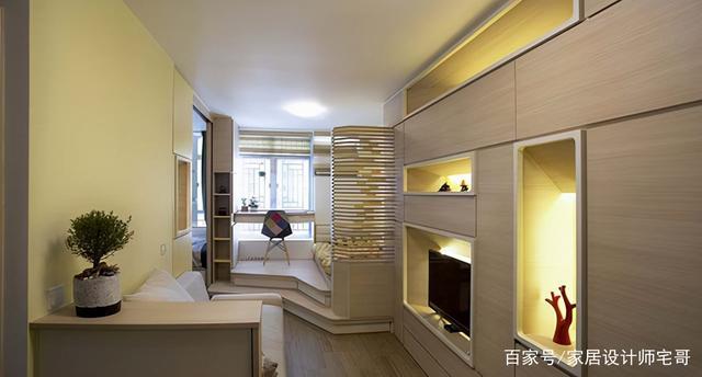 香港一家3口挤30㎡蜗居极致利用空间打造完美2居室温馨舒适