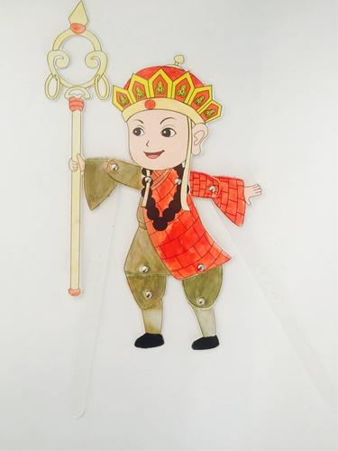 西温庄小学七彩梦美术社团活动之皮影戏绘画创作