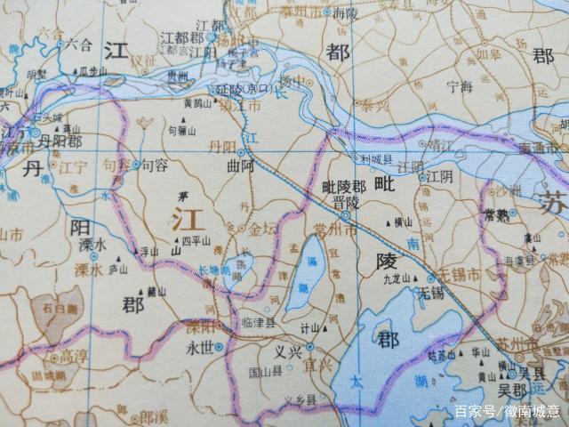 古地名演变:江苏常州古地名演变过程
