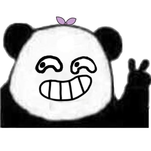 熊猫头做鬼脸 - 沙雕熊猫头表情包_斗图表情