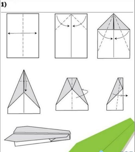 附上不同折法的纸飞机给你们参考哦