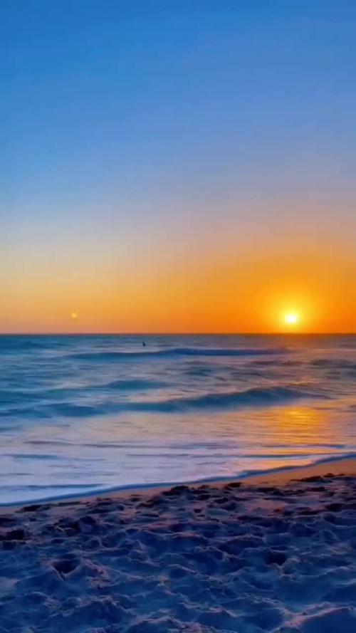唯美海边夕阳一起看海治愈系风景海边美景兴义电脑培训