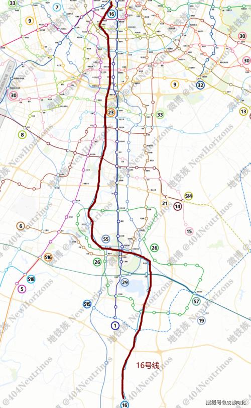 关于成都地铁原16号线拆分成16和23号线官方解析来啦