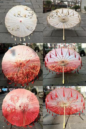 【榄茵】流苏伞鲛人泪古风伞仙女汉伞配汉服的伞带流苏珠帘伞子 中国
