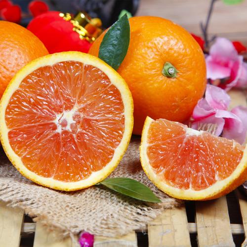 现摘四川资中塔罗科血橙新鲜水果当季中华红心橙子脐橙整箱包邮