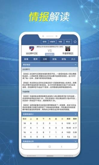 用户可以根据这些数据分析喜欢的球队会不会赢的比赛,球探体育比分app