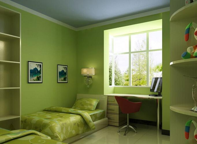 环保主题儿童卧室设计-绿色舒适的卧室