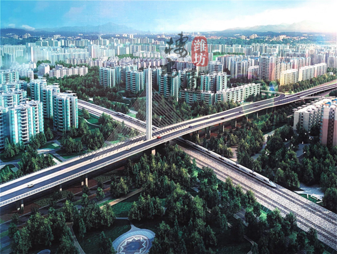 11亿2022年底完工潍坊再建一座高架桥