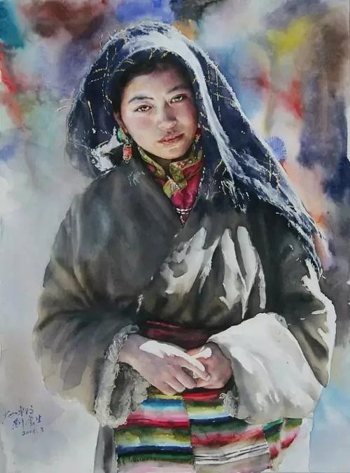 [分享]《西藏》——刘云生老师水彩画