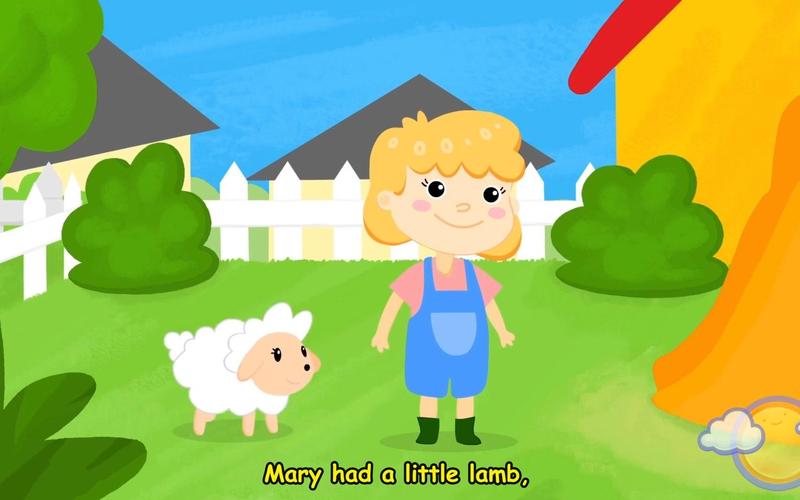 英语儿歌玛丽有一只小羊羔maryhadalittlelamb