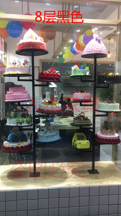 生日蛋糕展示柜玻璃柜商用透明台式样品仿真蛋糕店蛋糕模型展示柜