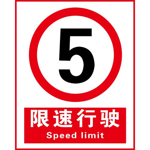 交通限速标志牌