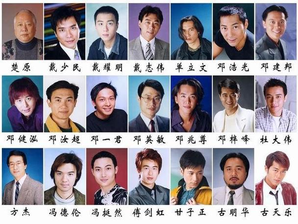 贴图tvb香港大部分演员照片姓名值得收藏