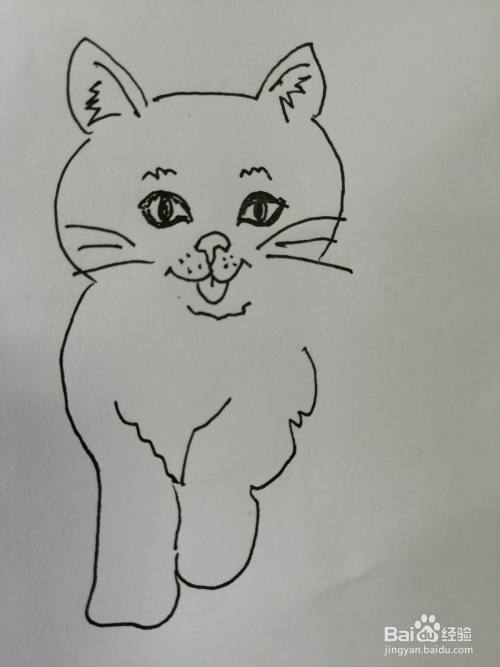 可爱的小猫咪怎么画