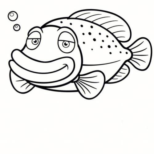 鱼类简笔画