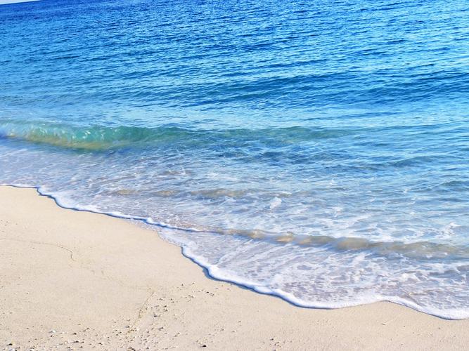 日本冲绳碧海蓝天沙滩背景图片素材38p