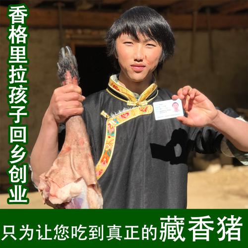香格里拉藏香猪新鲜黑猪肉后腿瘦肉5斤装西藏猪肉稻城猪顺丰包邮