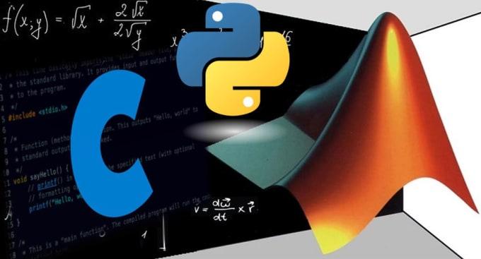 i will help in python, matlab and c programming