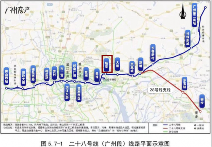 地铁28号线正式招标,入列湾区横轴! 姬堂2站到琶洲!
