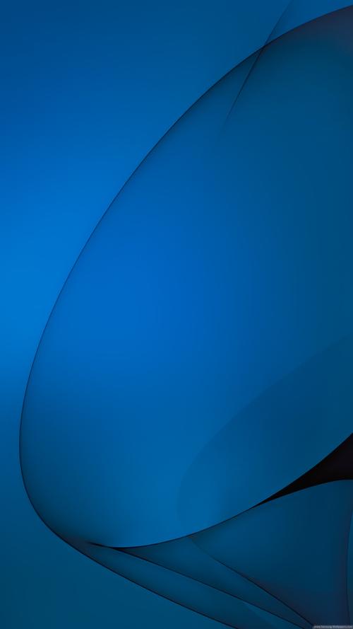三星手机壁纸【1440x2560】samsung galaxy s7 蓝色 水纹 水波