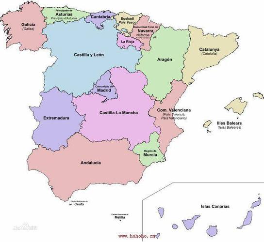 西班牙气候图