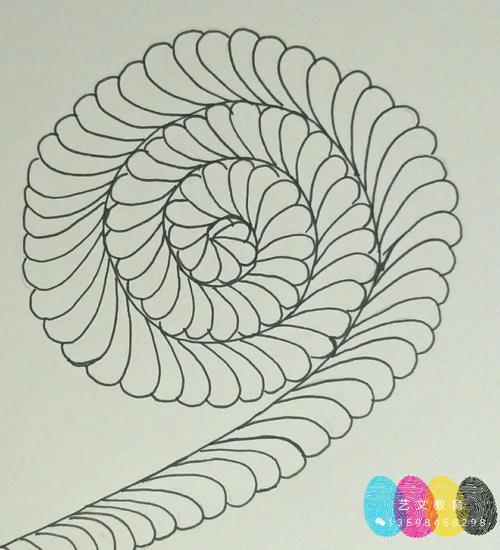 艺文美术线上课程《螺旋禅绕画》