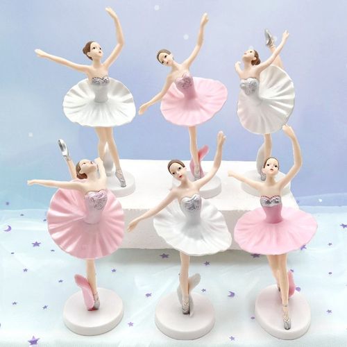 蛋糕装饰摆件芭蕾舞跳舞女孩花仙子玩偶唯美少女生日甜品布置装扮