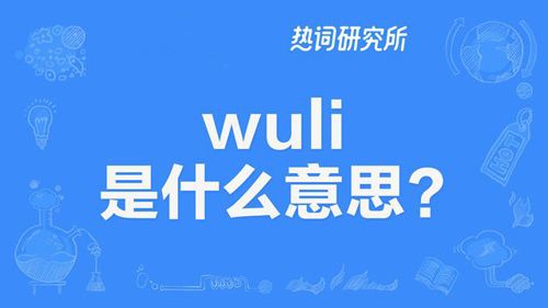 wuli是什么意思饭圈