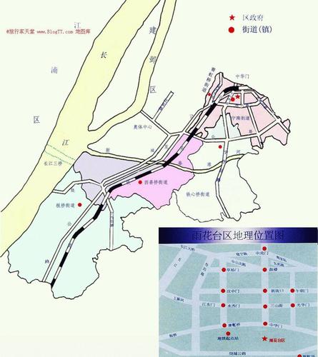 雨花台区地图_南京地图_高清版_下载-政区地图