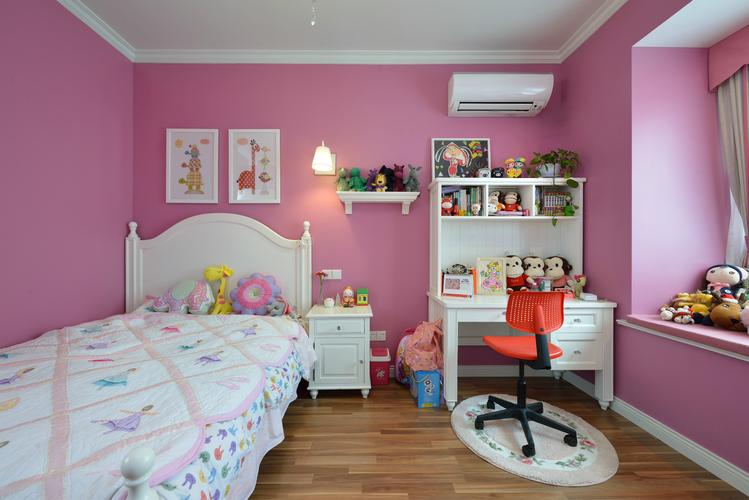 风格别墅装修儿童房布置图美式风格二居室儿童房装修效果图简约三居