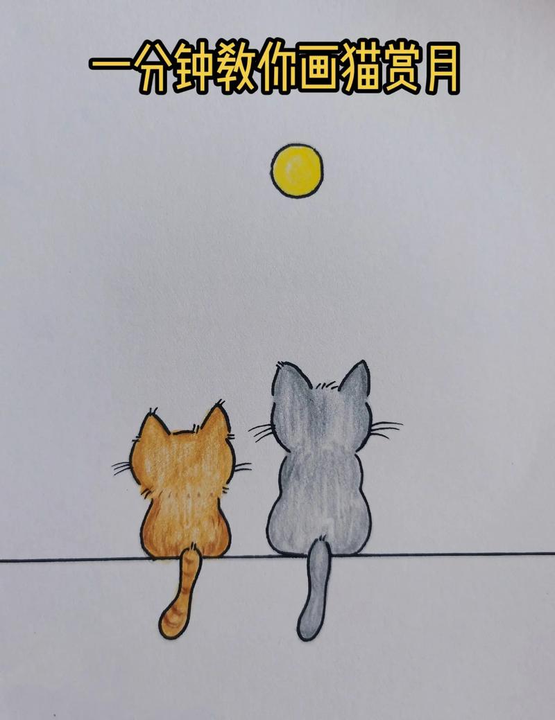 166466966day简笔画:晚安猫猫.#简笔画教程 #零基础学 - 抖音