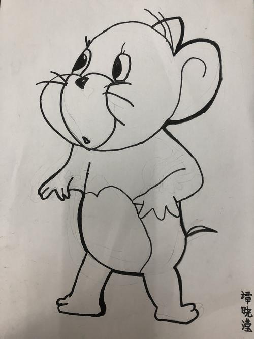暑假第二期第九天:提高班绘画作品 绘画名称——老鼠