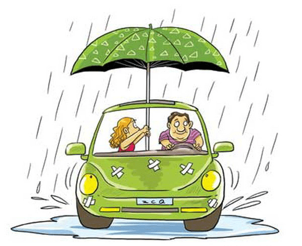 下雨天可以去保养车吗
