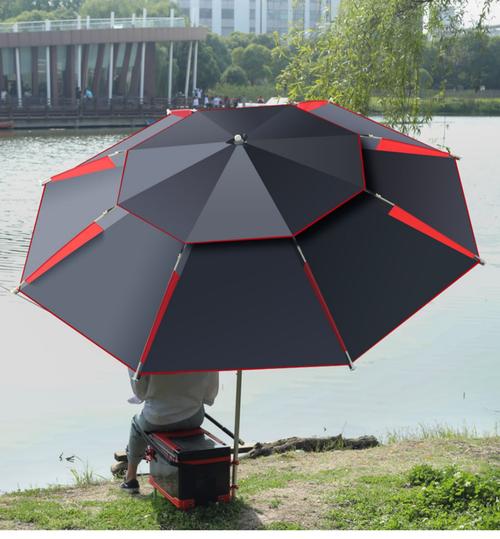 钓鱼伞加大鱼伞折叠雨伞加厚三折万向钓伞垂钓防暴雨遮阳专用