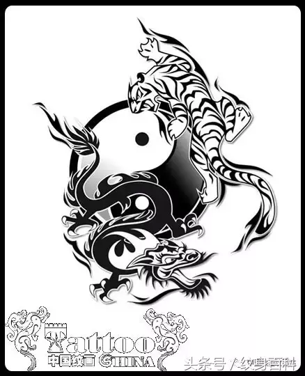 纹身中最经典的纹身图案之一——老虎纹身