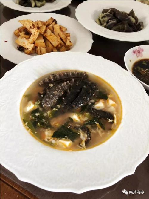 晓芹私房菜砂锅海参豆腐羹用简单的食材做美味的食物