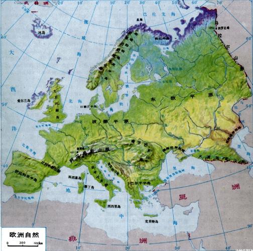 欧洲西部地区同时也是指北海东岸至黑海海岸线一线以西的欧洲部分,本