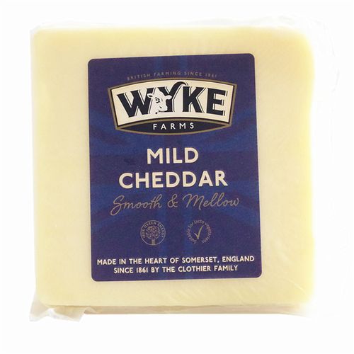 英国进口威克农场清淡风味切达干酪200g mild cheddar 车达奶酪
