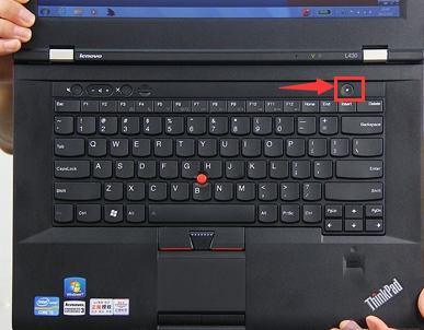 thinkpad笔记本电脑的电源开关按键在什么位置