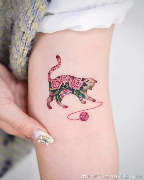 今日纹身图案分享适合女生的图案#蝴蝶结纹身