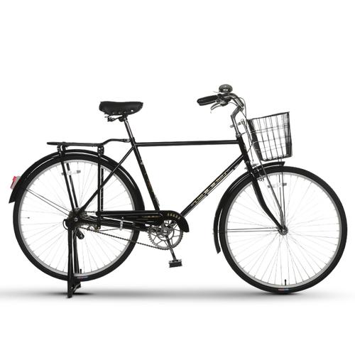 凤凰phoenhix老式自行车28寸男式通勤代步复古二八大杠杆闸双脚撑单车